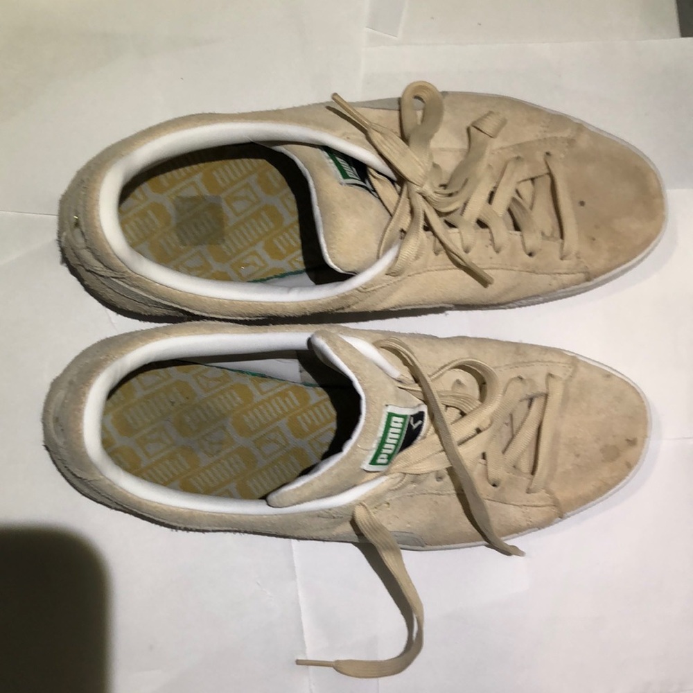 Puma Tan Sneakers Low-Top Casual - Picture 7 of 11